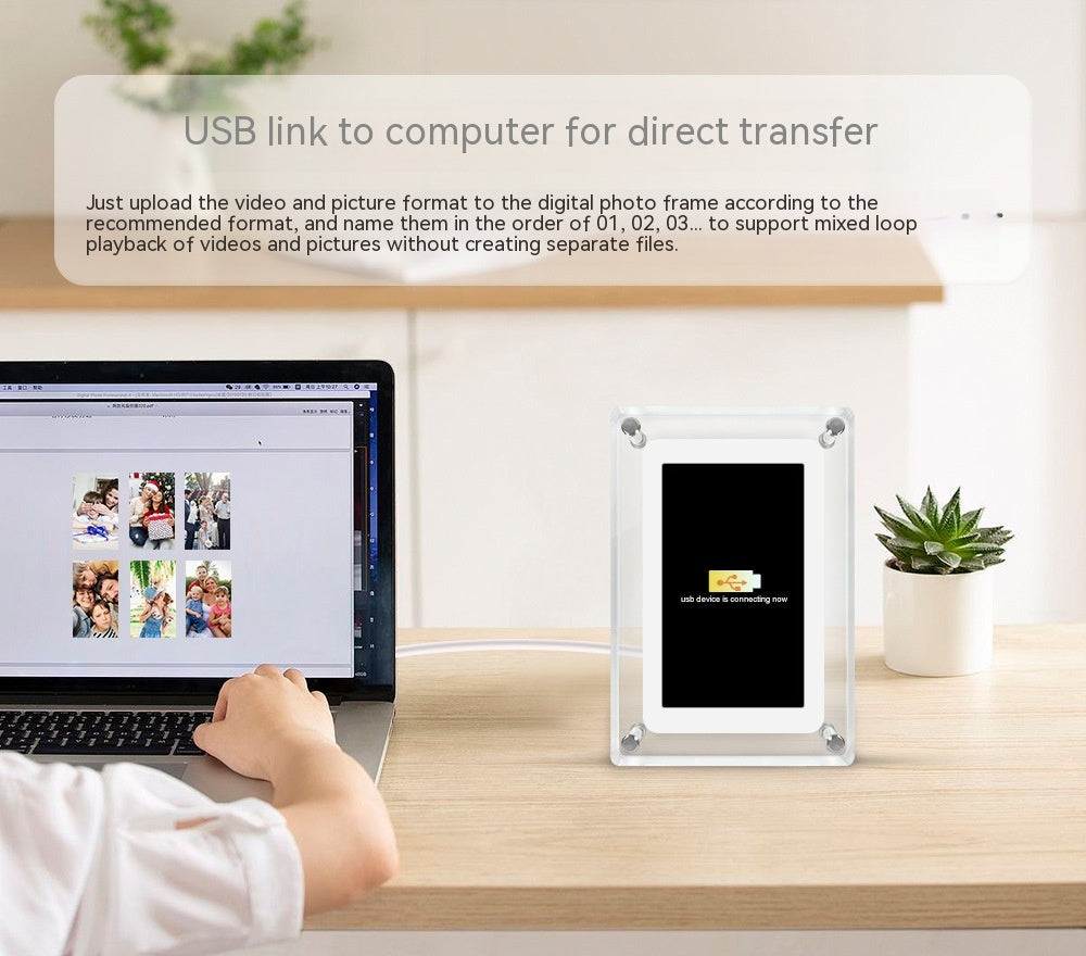 Transparent Digital Photo Frame